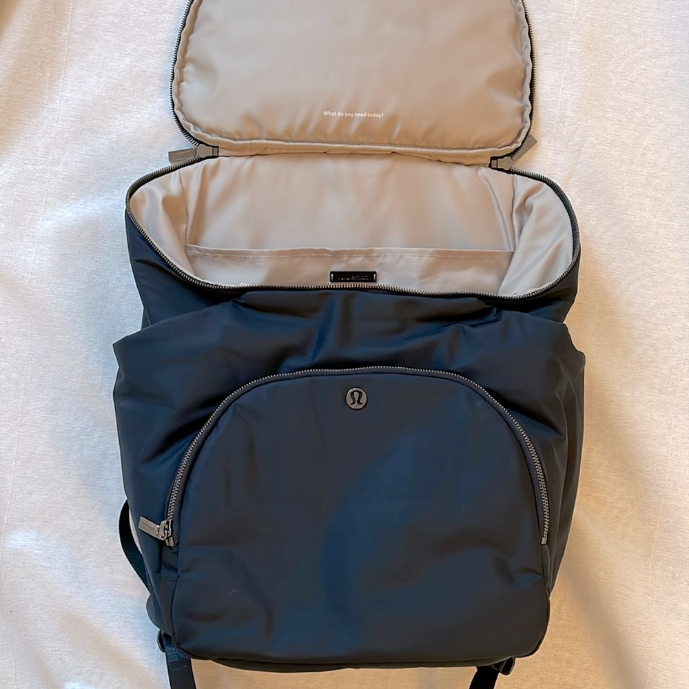 Lululemon New Parent Diaper Bag with Tan Inner Lining (Discontinued)